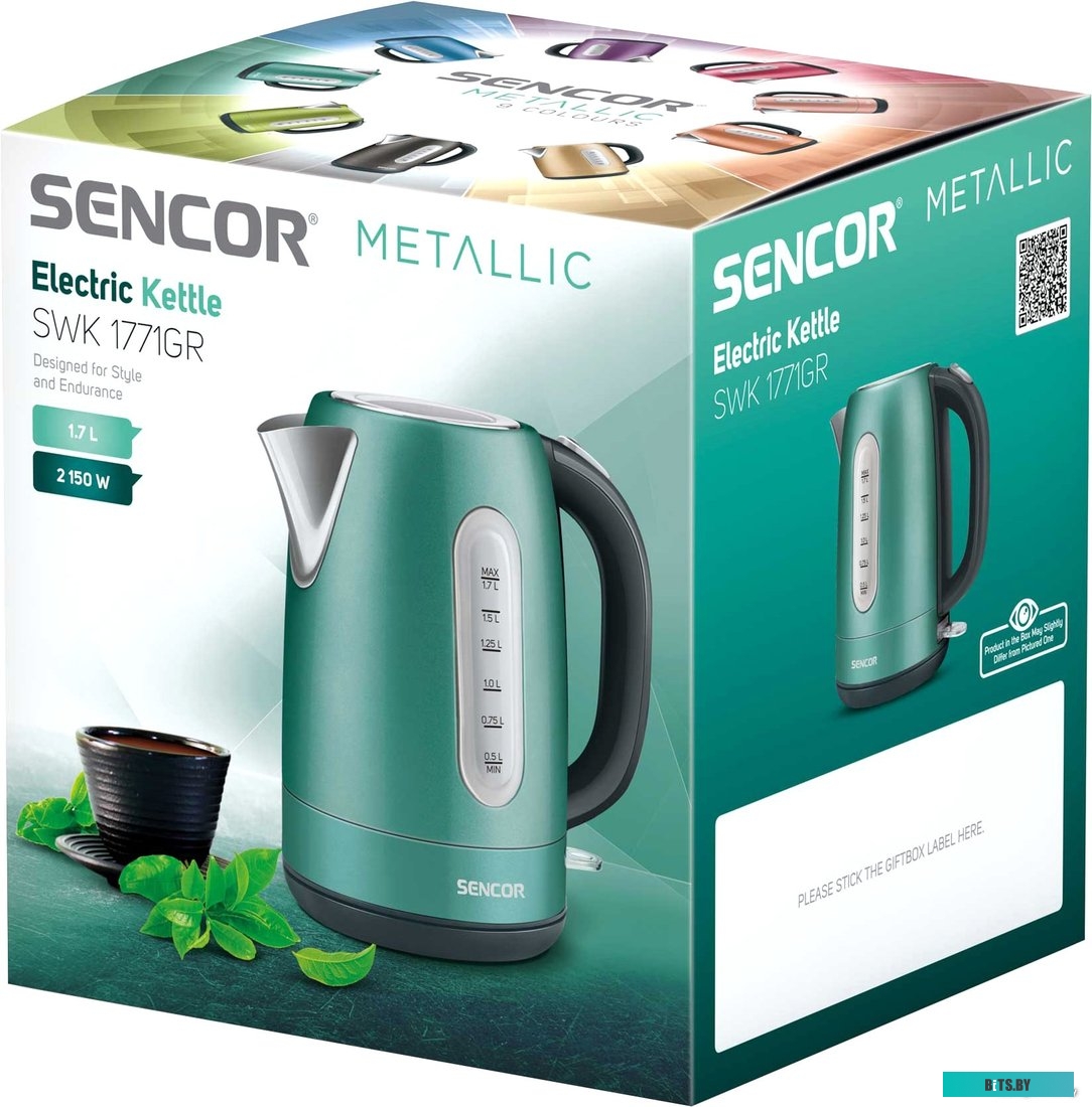 Электрочайник Sencor SWK 1771GR