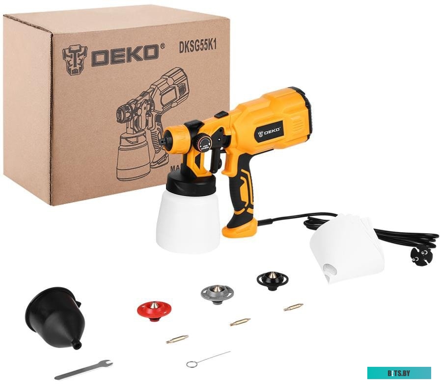 018-1043 Краскопульт DEKO DKSG55K1 HVLP [018-1043]