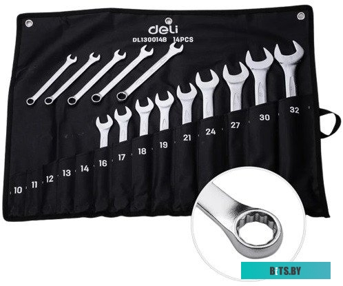 DL130014B Набор ключей Deli DL130014B