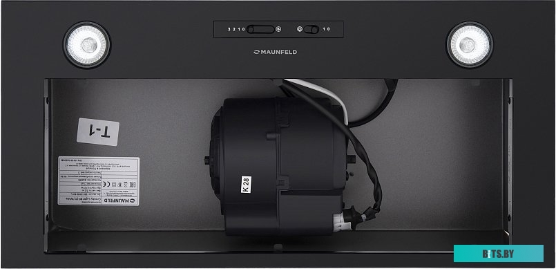 УТ000009845 Встраиваемая вытяжка MAUNFELD Crosby Light C 60, управление ползунковое, белый [ут000009845]