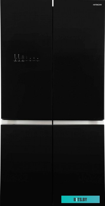 WB720VUC0GBK Холодильник Hitachi R-WB720VUC0 GBK 3-хкамерн. черный стекло