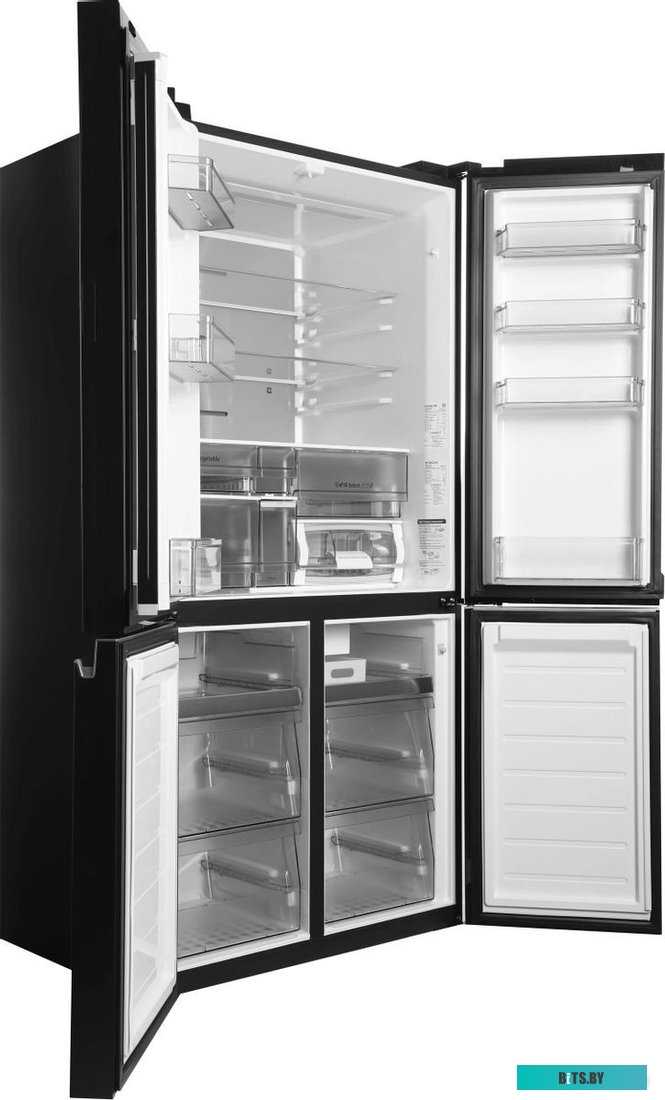 WB720VUC0GBK Холодильник Hitachi R-WB720VUC0 GBK 3-хкамерн. черный стекло