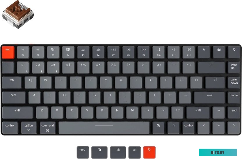 Клавиатура игровая Keychron K3 K3-D3-RU.