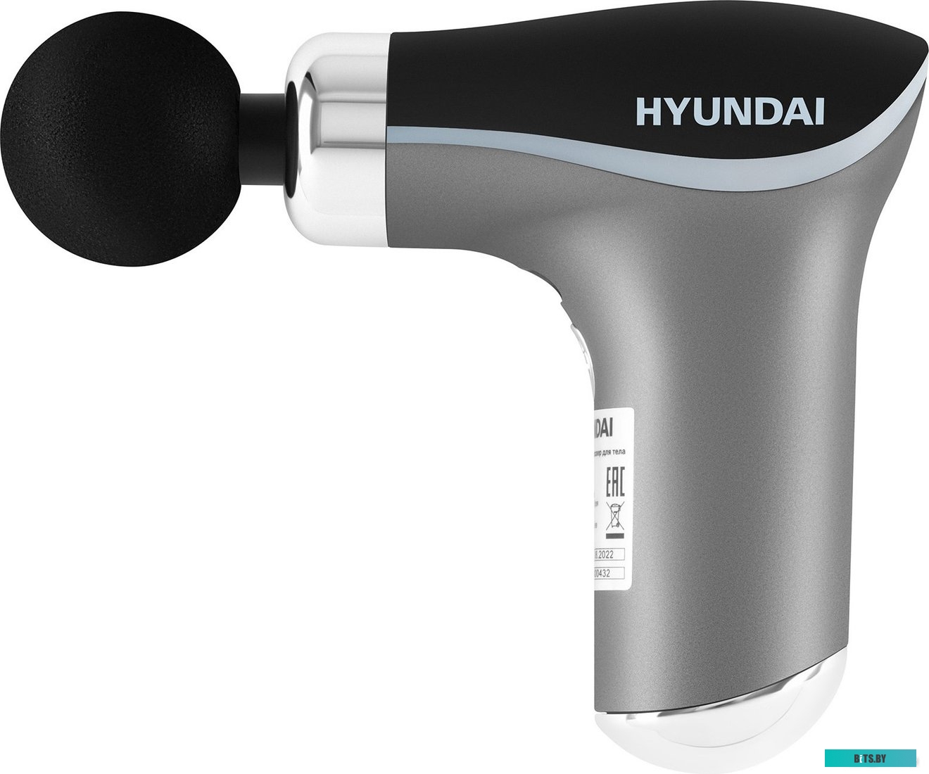 H-MG893 Массажер для тела Hyundai H-MG893,  серебристый,  черный