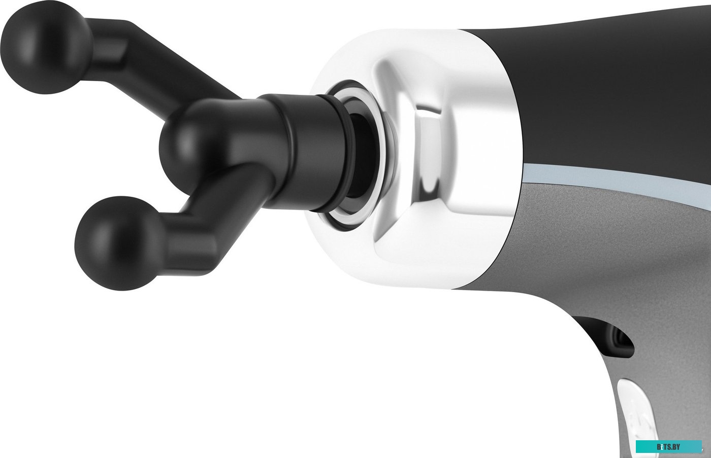 H-MG893 Массажер для тела Hyundai H-MG893,  серебристый,  черный