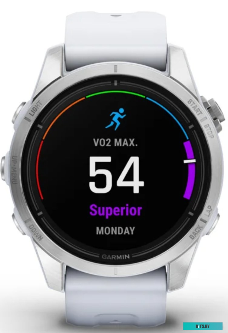 Умные часы Garmin Epix Pro Gen 2 Standard 42 мм (серебро/белый камень) 010-02802-01