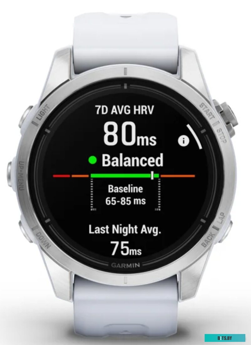 Умные часы Garmin Epix Pro Gen 2 Standard 42 мм (серебро/белый камень) 010-02802-01