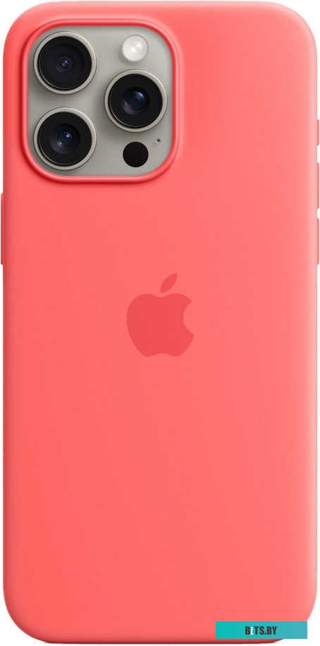 Apple MagSafe Silicone Case для iPhone 15 Pro Max (гуава)