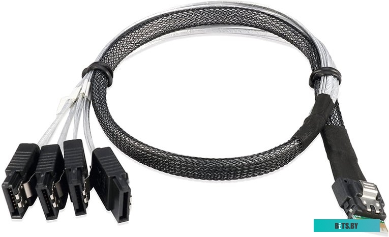 Кабель Supermicro CBL-SAST-1271F-100 SAS Slimline x8 (SFF-8654) (RE) to 2x Slimline x4 (SFF-8654)