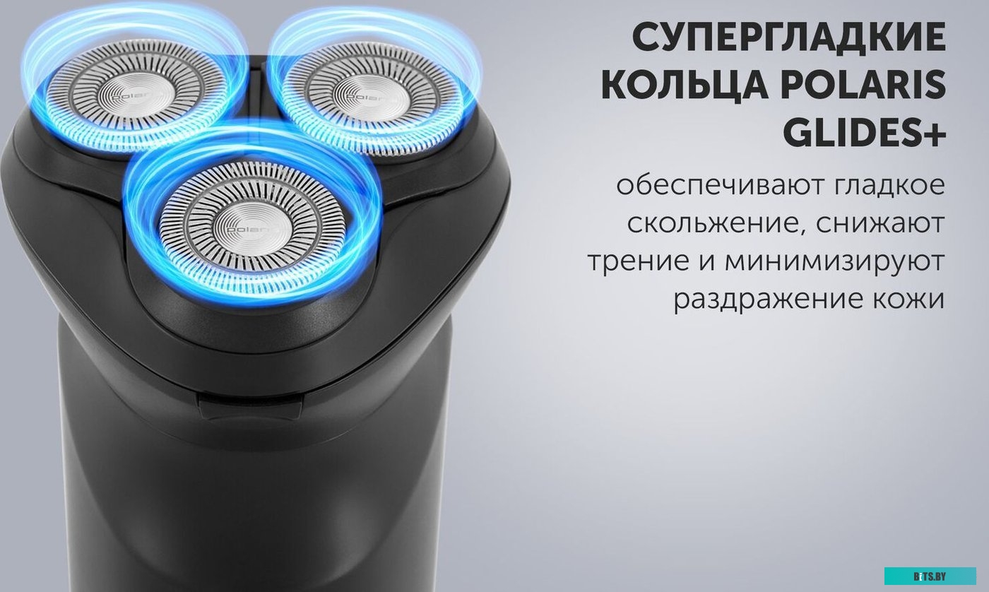 PMR 0411RC Электробритва Polaris PMR 0411RC ProLong 4D Li+,  черный