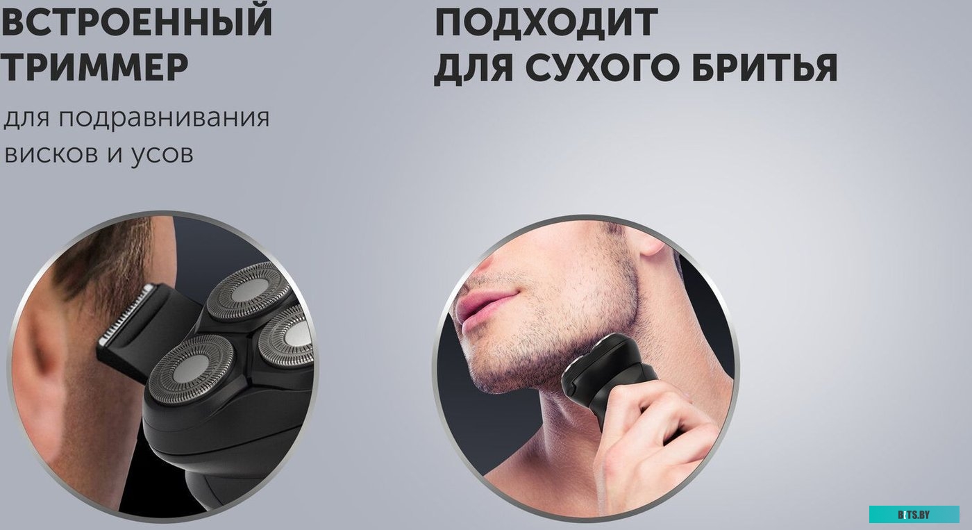 PMR 0411RC Электробритва Polaris PMR 0411RC ProLong 4D Li+,  черный