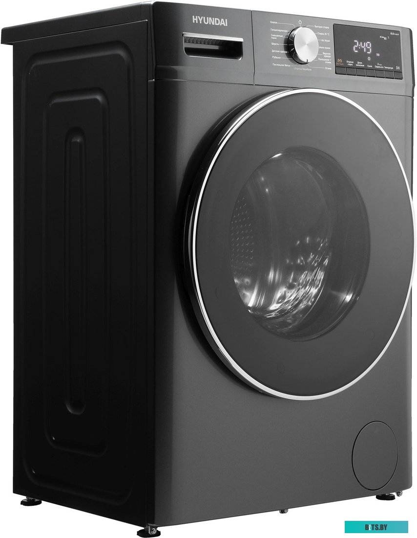 WFD8401 Стиральная машина Hyundai WFD8401, с фронтальной загрузкой, 8кг, 1400об/мин, с сушкой