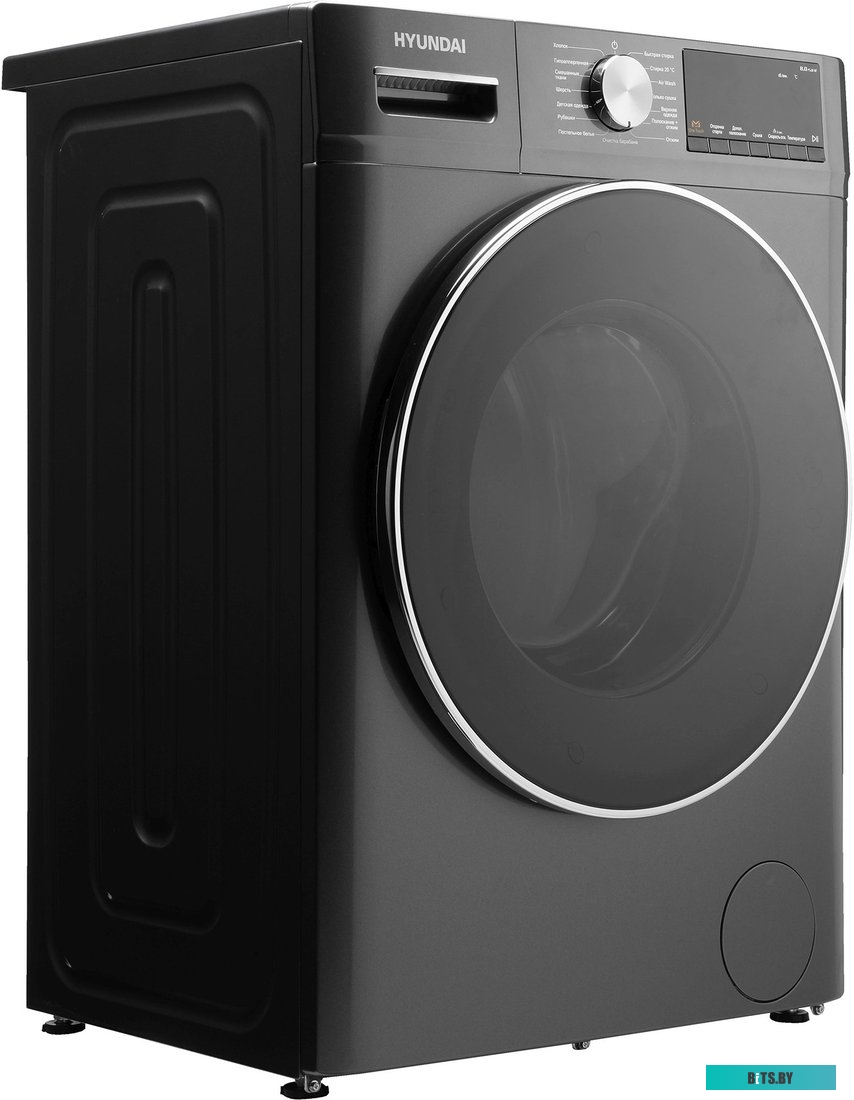 WFD8401 Стиральная машина Hyundai WFD8401, с фронтальной загрузкой, 8кг, 1400об/мин, с сушкой