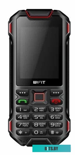 Телефон Wifit Wirug F1 (черный/красный)