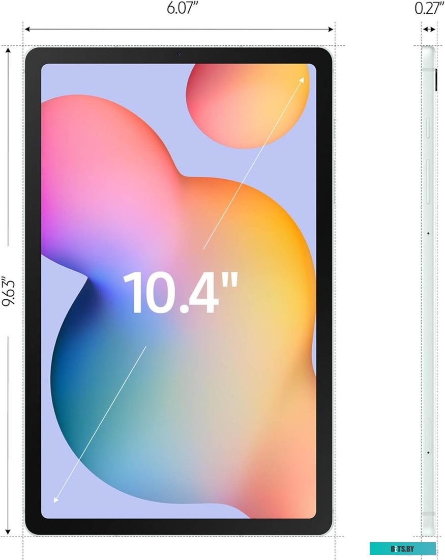 Планшет Samsung Galaxy Tab S6 Lite SM-P620 10.4", 4GB, 64GB, Wi-Fi, Android 14, мятный