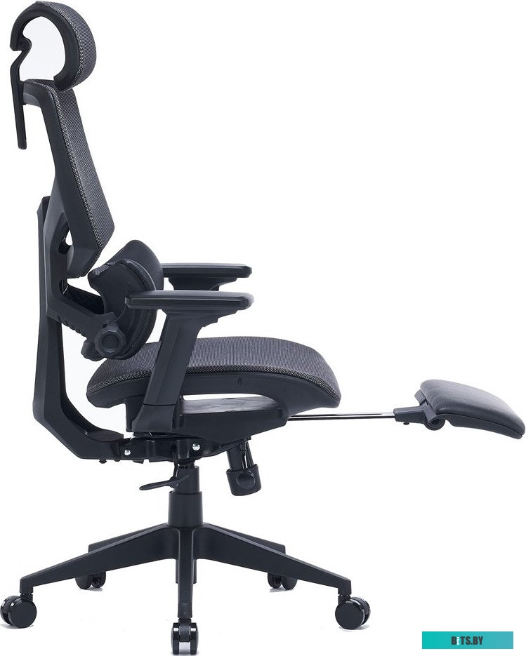 CS-CHR-MC01-GYBK Кресло Cactus CS-CHR-MC01-GYBK серый сиденье черный с подголов. крестов.