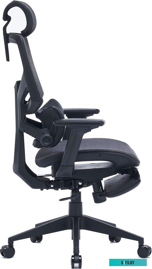 CS-CHR-MC01-GYBK Кресло Cactus CS-CHR-MC01-GYBK серый сиденье черный с подголов. крестов.