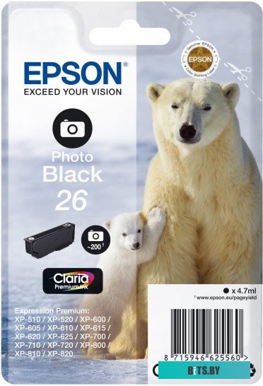 Картридж Epson C13T26114012