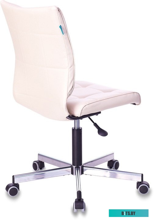 CH-320M/BEIGE Кресло Бюрократ CH-320M бежевый эко.кожа крестов. металл