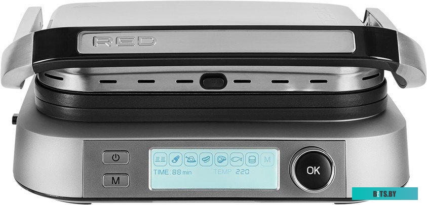 RGM-M816P Электрогриль RED solution SteakPRO RGM-M816P,  черный и серебристый