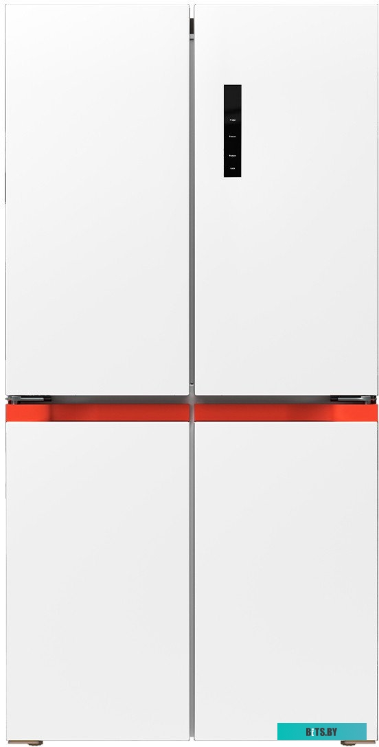 CHHE000034 Холодильник Lex LCD505WOrID 2-хкамерн. белый/оранжевый