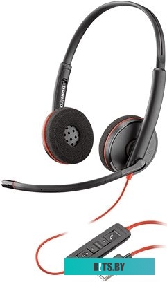 Гарнитура проводная Plantronics BLACKWIRE C3220 USB-A SINGLE UNIT 209745-22