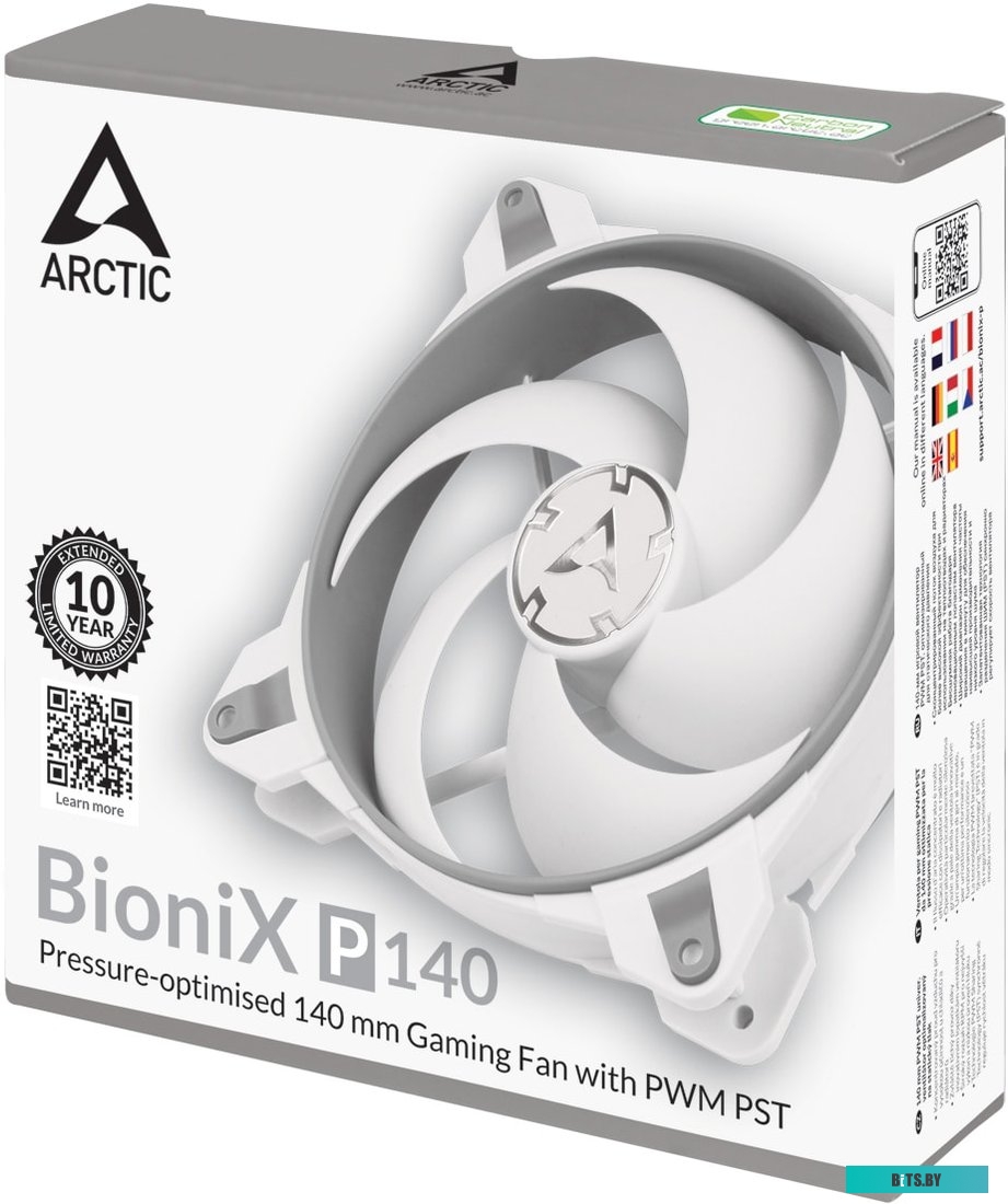Кулер для процессора Arctic BioniX P140 ACFAN00160A (серый/белый)