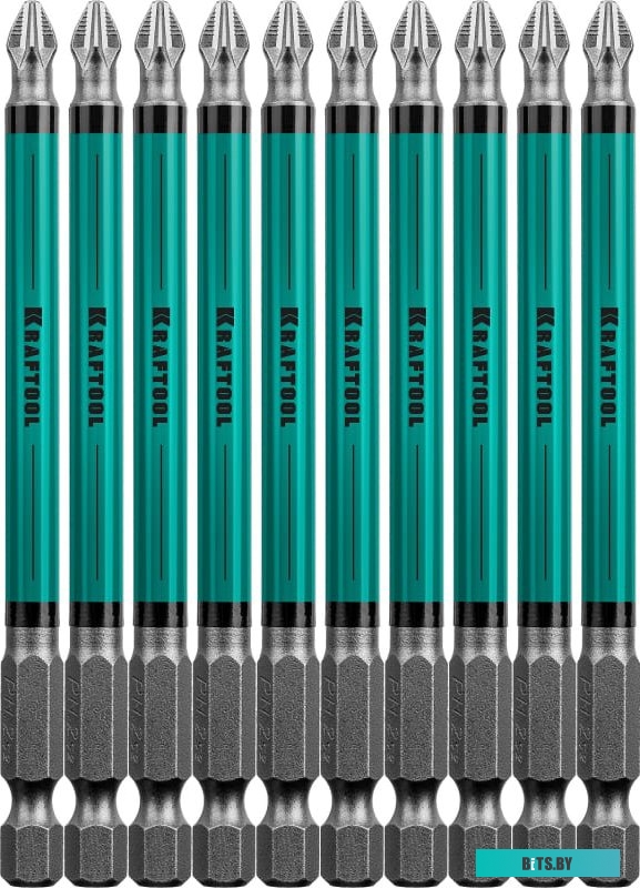 26122-2-100-10 Набор бит Kraftool 26122-2-100-10,  шестигранный (1/4HEX - E),  10шт