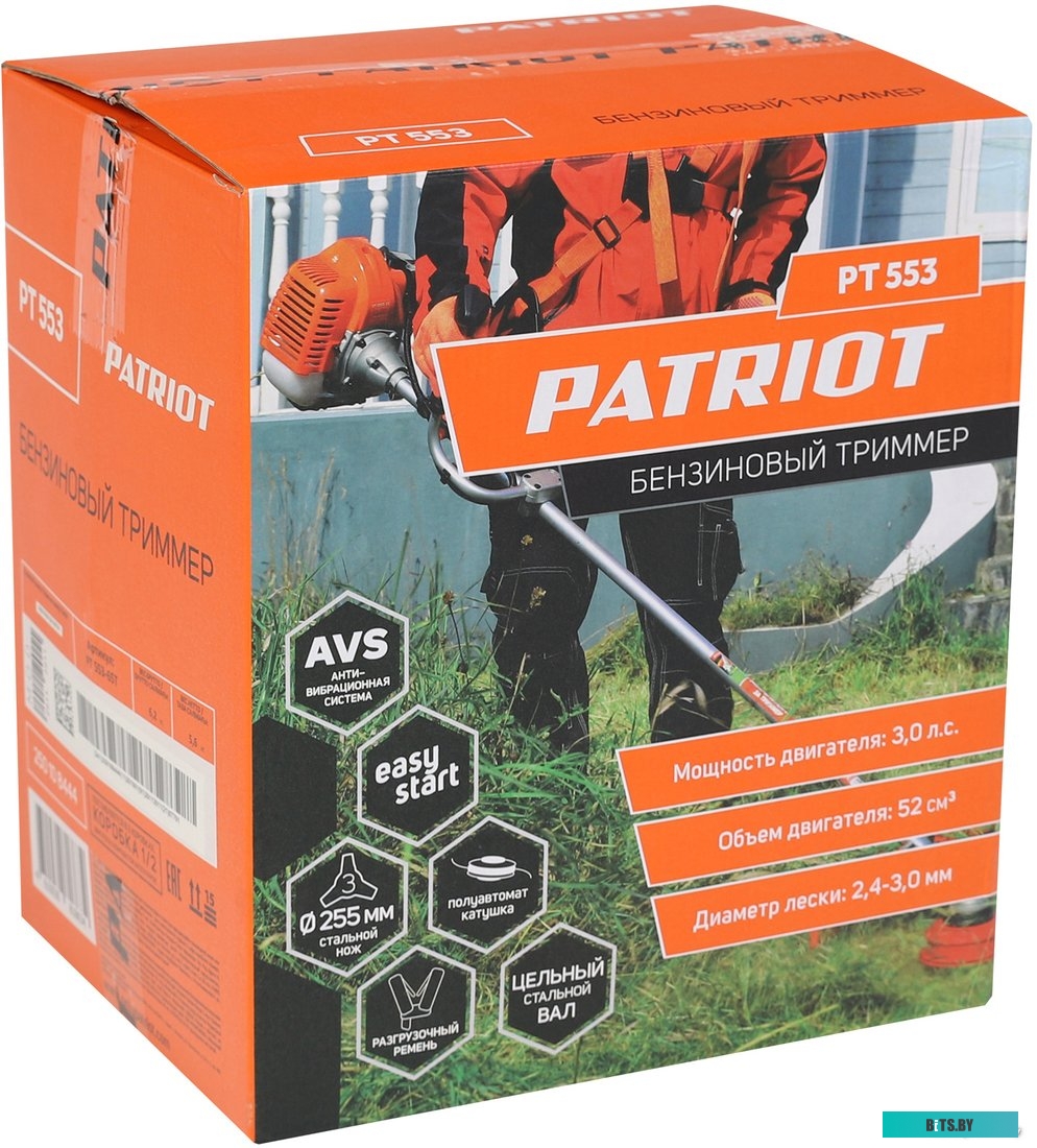 250108444 Триммер бензиновый PATRIOT PT 553 (1+1) [250108444]