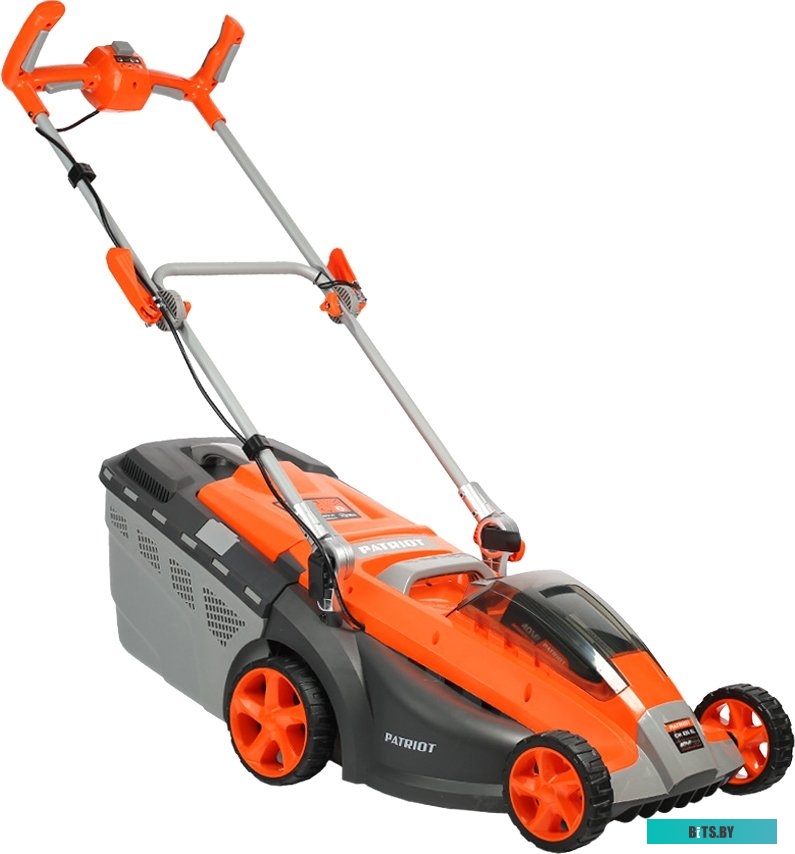 512201435 Газонокосилка аккумуляторная Patriot CM 435 XL,  37см, несамоходная,  2.5Ач, с ЗУ [512201435]
