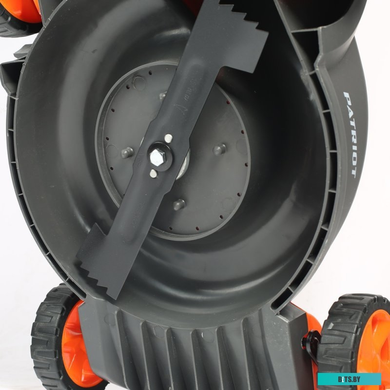 512201435 Газонокосилка аккумуляторная Patriot CM 435 XL,  37см, несамоходная,  2.5Ач, с ЗУ [512201435]