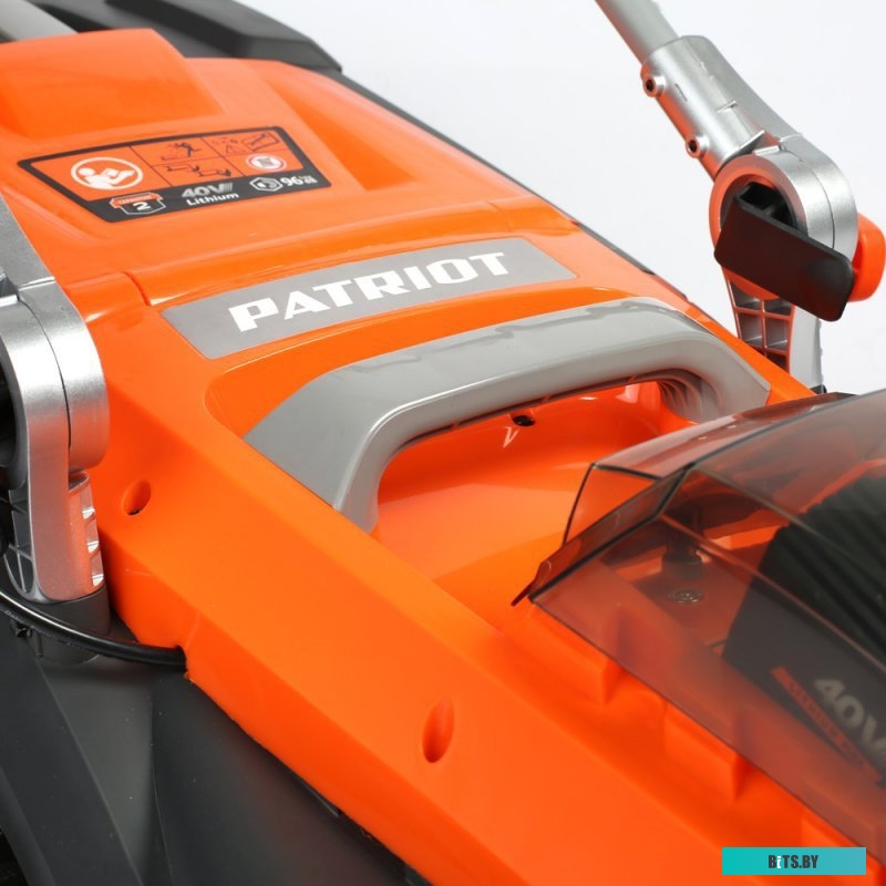 512201435 Газонокосилка аккумуляторная Patriot CM 435 XL,  37см, несамоходная,  2.5Ач, с ЗУ [512201435]