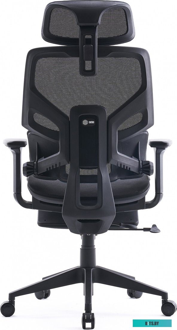 CS-CHR-MC01-BLBK Кресло Cactus CS-CHR-MC01-BLBK синий сиденье черный сетка/ткань с подголов. крестов. пластик подст.для ног