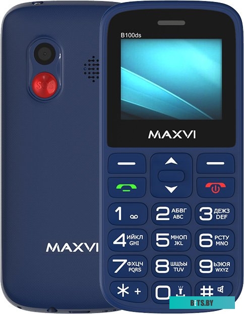 Мобильный телефон Maxvi B100ds (синий)