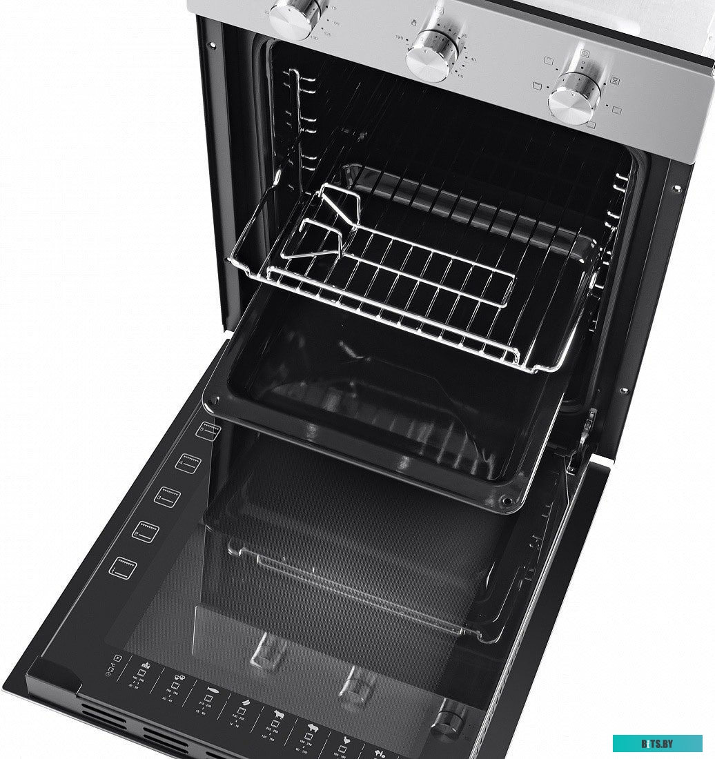 EOEC516S Шкаф духовой электрический MAUNFELD EOEC516S/ 448х546х595 мм, Независимый тип установки, класс энергопотребления А,  7 основных режимов,  мех