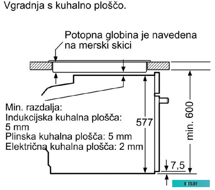 HBG633NB1 Serie 8, Встраиваемый духовой шкаф, черный, 10 режимов, цветной текстовый дисплей, 2 дисплея с TouchControl, ControlRing, самоочистка EcoCle