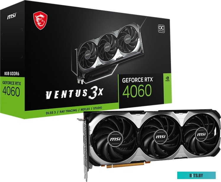 Видеокарта MSI RTX 4060 VENTUS 3X 8G