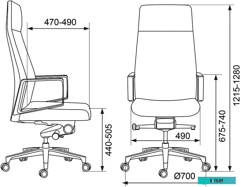 Офисное кресло (Стул) Бюрократ _JONS (серый) <_JONS/CASHGREY>