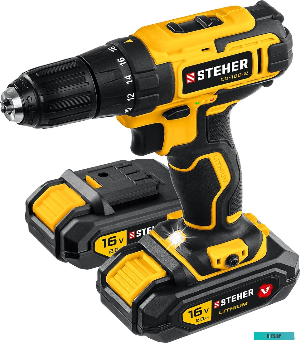Steher CD-160-2 (с 2-мя АКБ, кейс)
