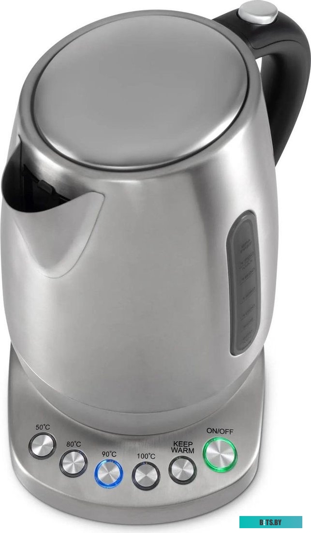 HYK-S7770 Чайник электрический Hyundai HYK-S7770, 2200Вт, серебристый и черный