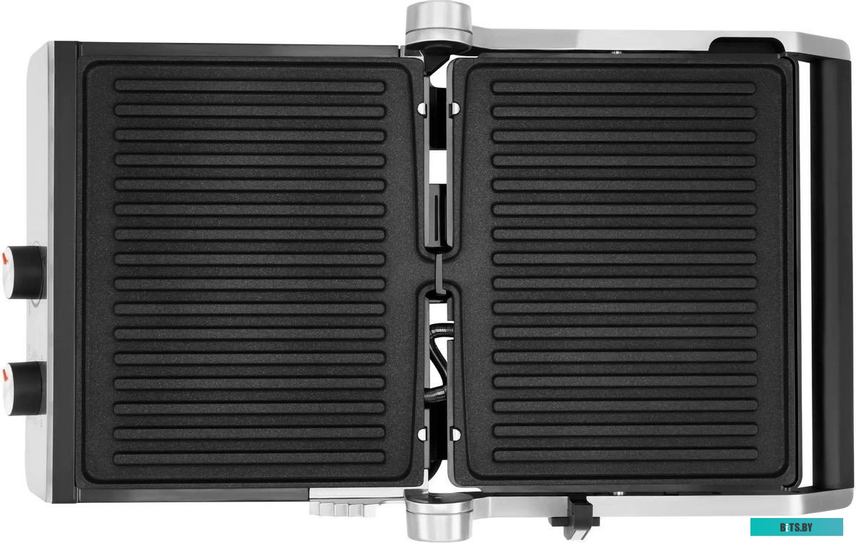 HYG-4046 Электрогриль Hyundai HYG-4046,  черный и серебристый