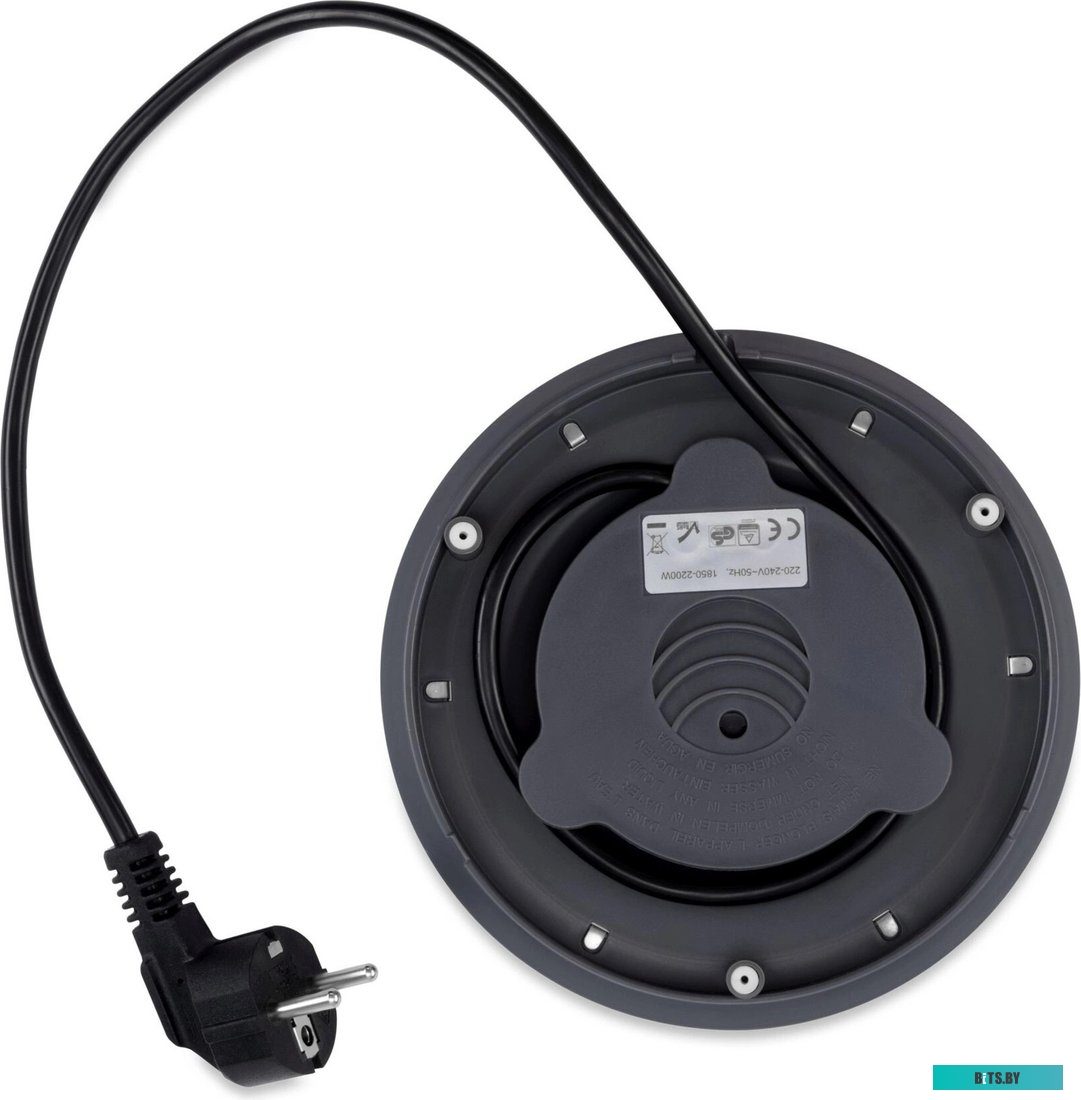 HYK-S7777 Чайник электрический Hyundai HYK-S7777, 2200Вт, графит и серебристый