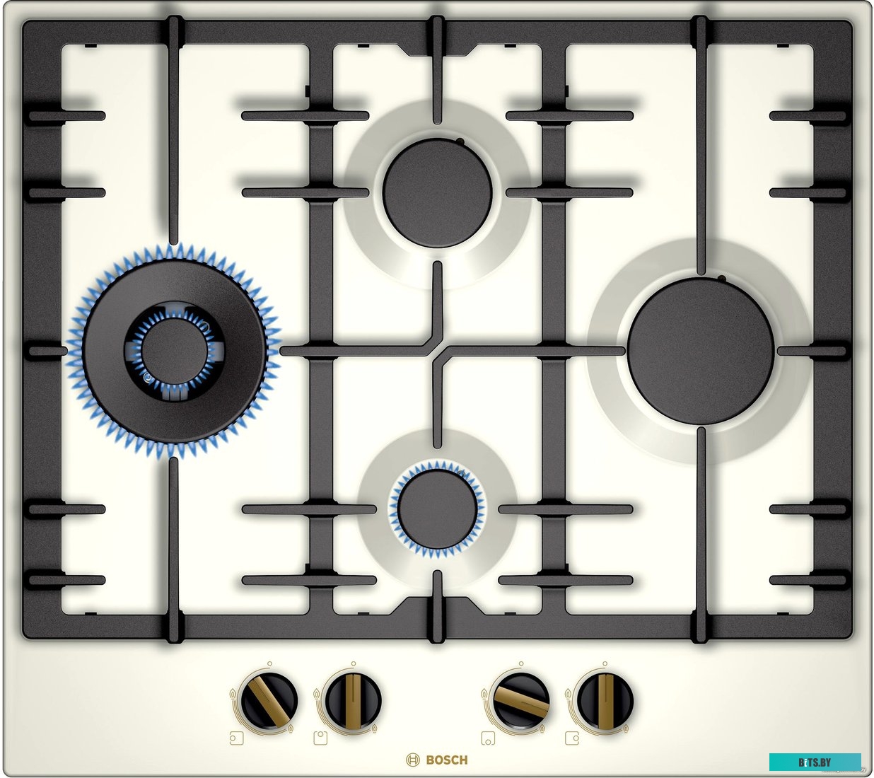 PCI6B1B90R Газовая варочная панель Bosch PCI6B1B90R,  независимая,  жемчужный