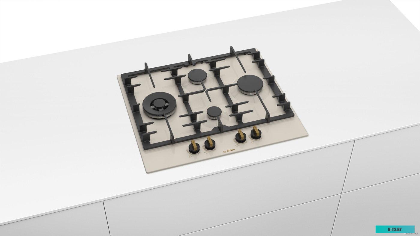 PCI6B1B90R Газовая варочная панель Bosch PCI6B1B90R,  независимая,  жемчужный
