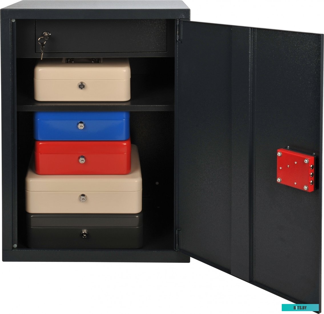 CS-CB-004 Ящик для денег Cactus CS-CB-004 90x300x240 графитовый