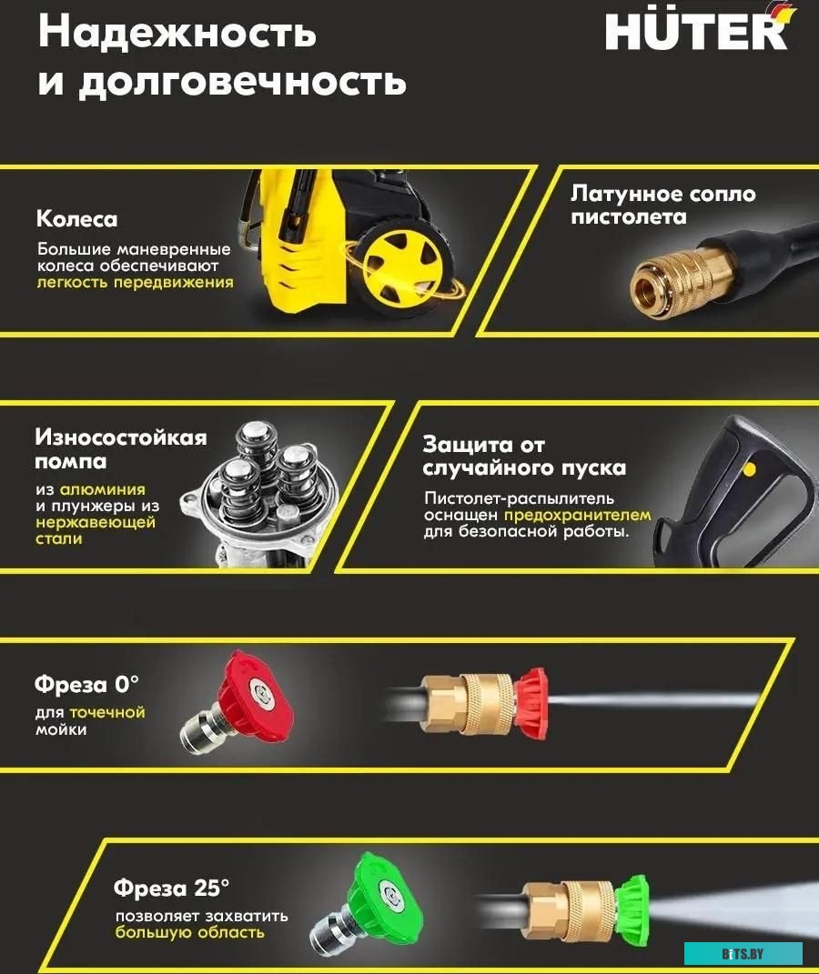 900/70/8/51 Мойка высокого давления Huter M1650-HP [900/70/8/51]