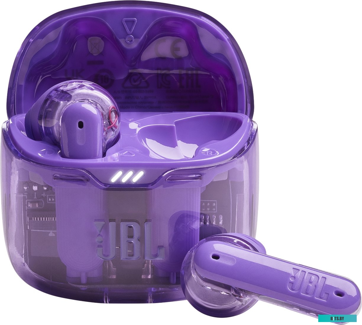 Наушники JBL Tune Flex NC Ghost Edition, фиолетовый