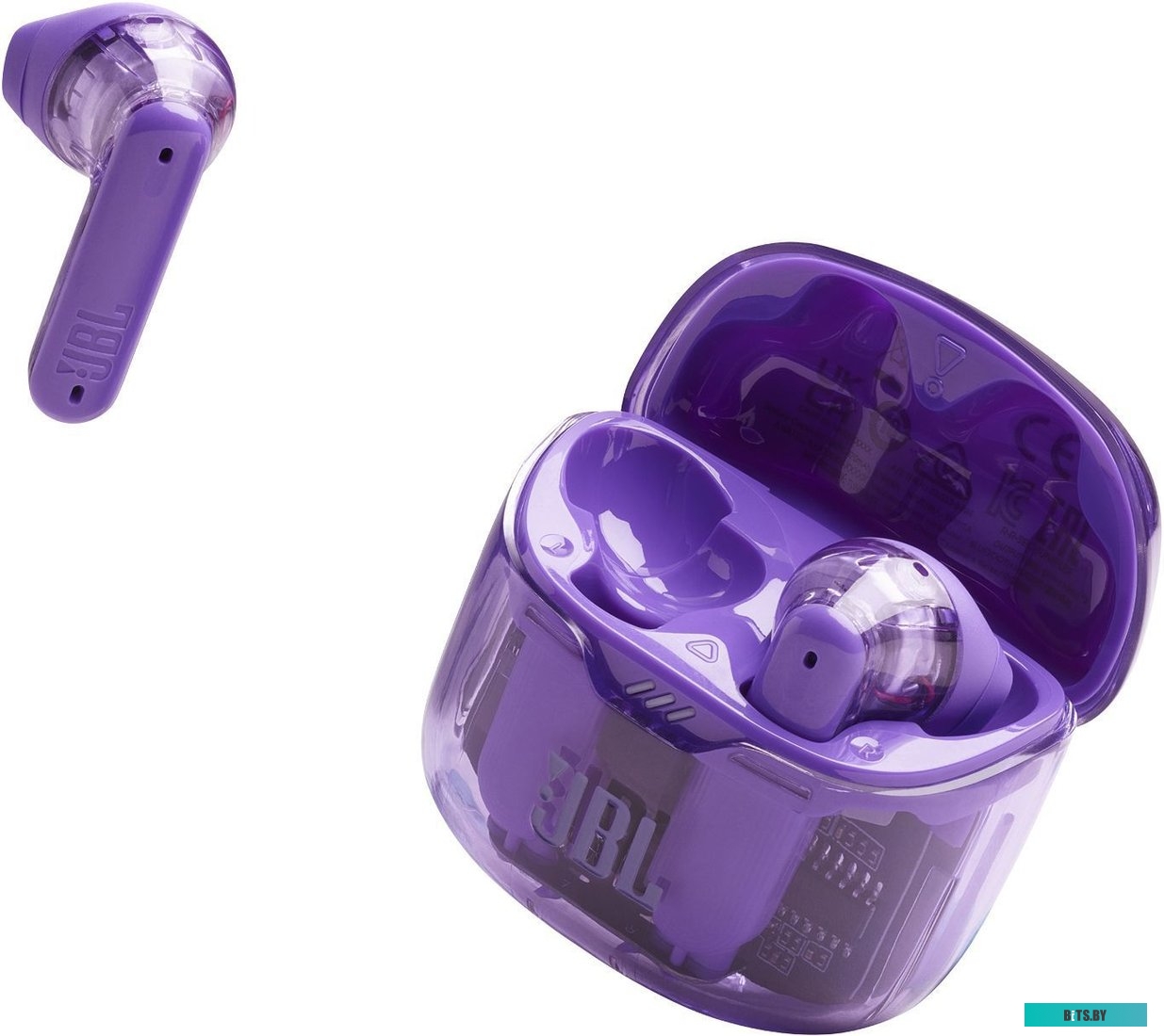 Наушники JBL Tune Flex NC Ghost Edition, фиолетовый