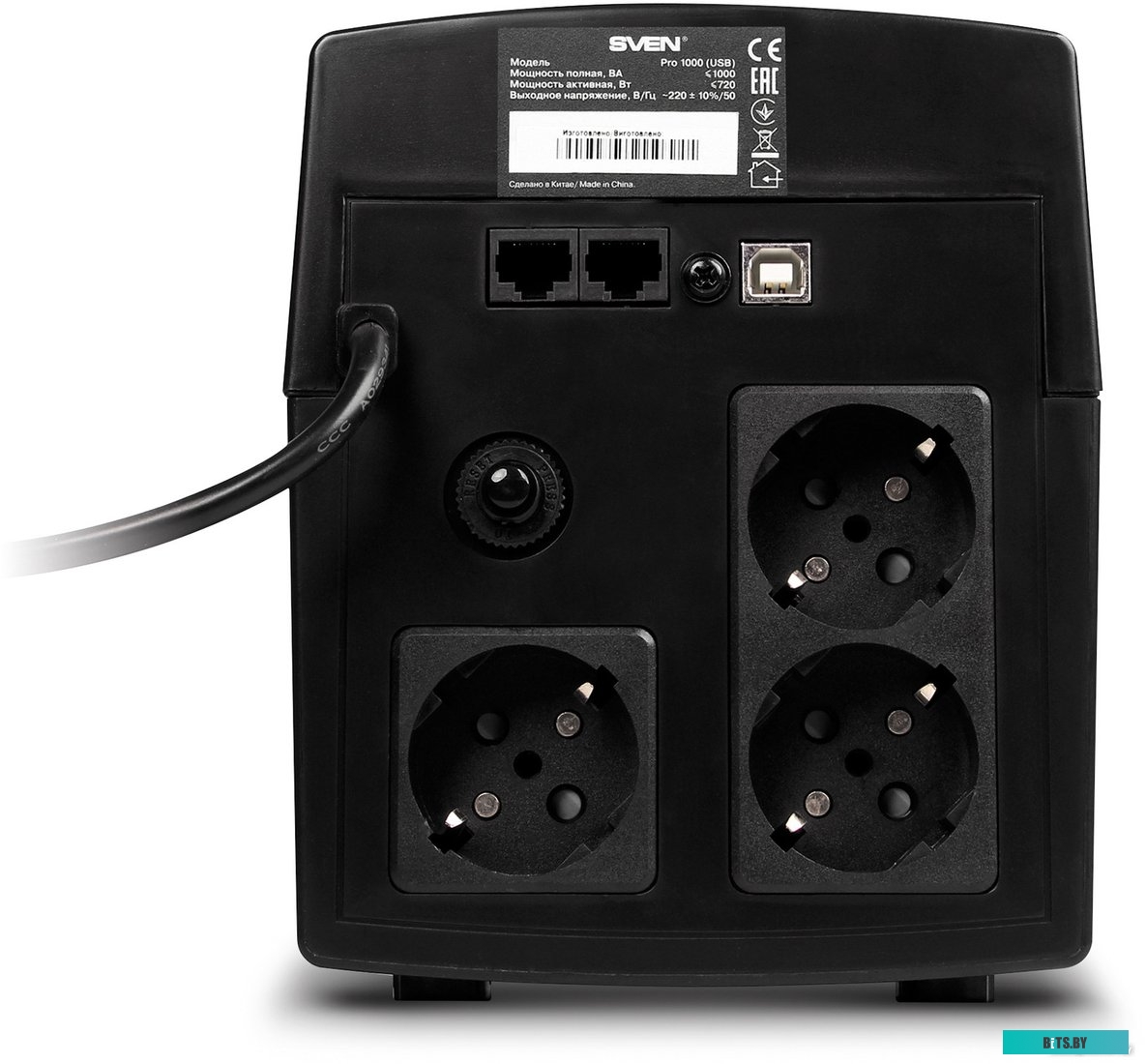 Источник бесперебойного питания (ИБП) Sven Pro 1000 (USB) <SV-013868>
