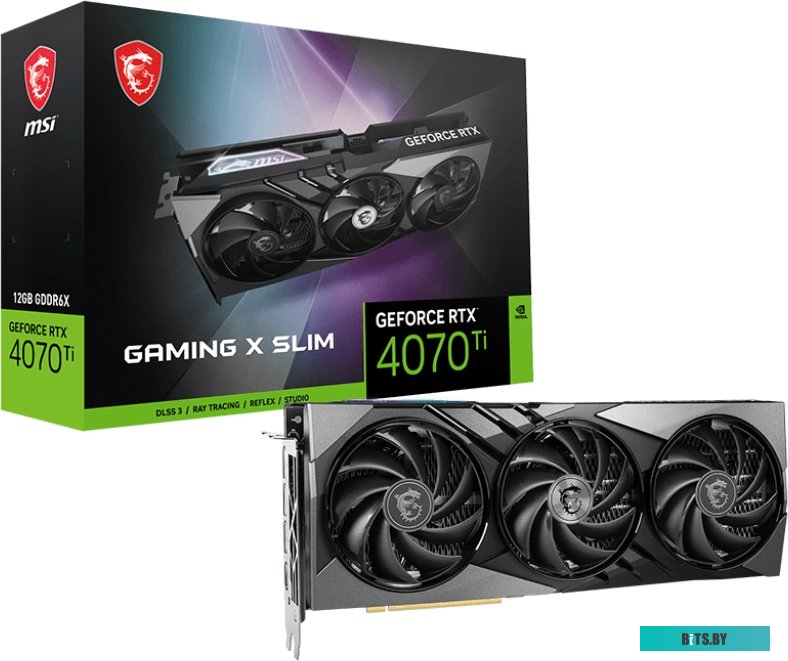 Видеокарта MSI GeForce RTX 4070 Ti Gaming X Slim 12G